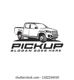 Pick up truck vector, pick up truck logo template