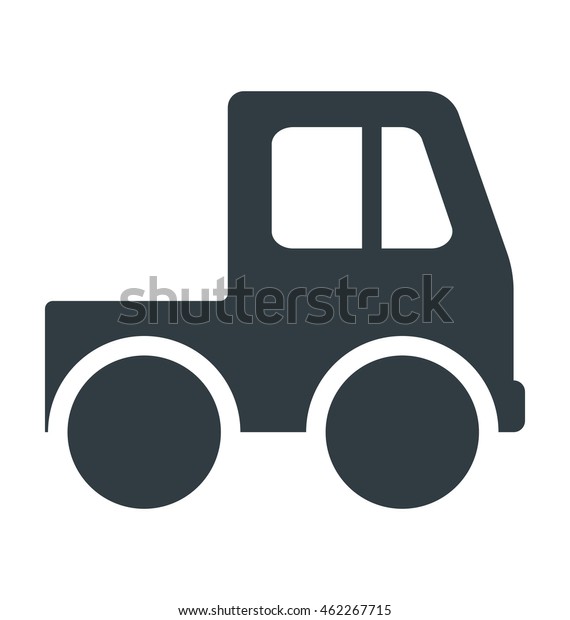 Pick Up Van Colored Vector\
Icon