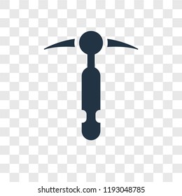 Pick vector icon isolated on transparent background, Pick transparency logo concept