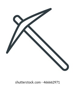 Pickaxe Cool Vector Icon