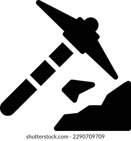 pickaxe, equipment, illustration, tool, work, pick, miner, dig, for download