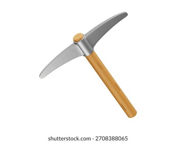 Иллюстрация 3d рендеринга пиктограммы Pickaxe 