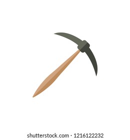 pickaxe icon color vector