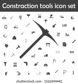 Pickaxe icon. Constraction tools icons universal set for web and mobile