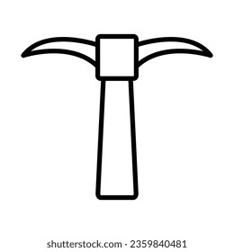 Pickaxe icon design for personal commercial use