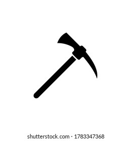 Pickaxe Icon Illustration, Mining Tool. Vector Sign