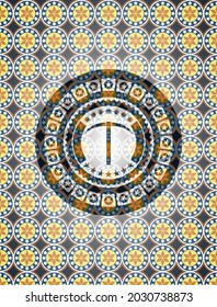 Pickaxsymbol im arabischen Stil. arabische Dekoration. 