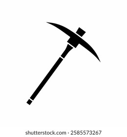 Pickaxe Icon. Pickaxe Lawn Gardening Landscape Equipment Tool Icon