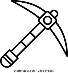 Pickaxe Icon Symbol Art Sign