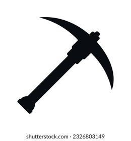 Pickaxe Icon, symbol, and vector, Can be used for web, print, and mobile