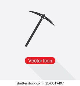 Pickaxe Icon Vector Illustration Eps10