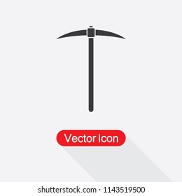 Pickaxe Icon Vector Illustration Eps10