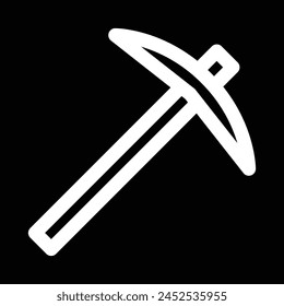 diseño de contorno de Vector de icono de pico