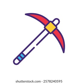 Pickaxe icon vector stock illustration