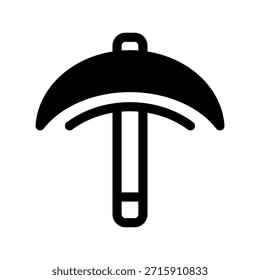 Pickaxe Icon Vector Symbol Design Illustration