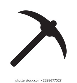icono pickaxe gráfico de la ilustración de la plantilla