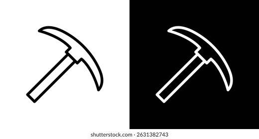 Pickaxe icon vector for web, computer and mobile apps