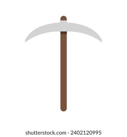 Pickaxe auf weißem Hintergrund