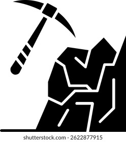 Pickaxe Line vector Icon Design