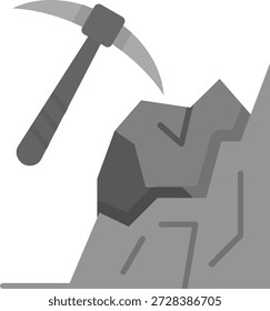 Pickaxe Line vector Icon Design