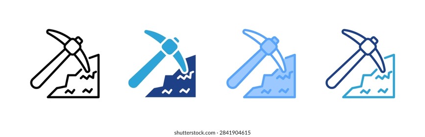Pickaxe Multi Style Icon Set