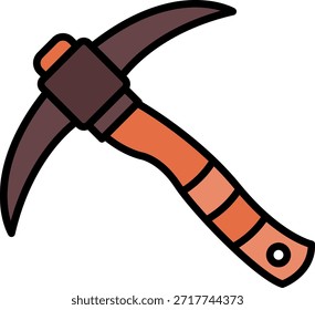 Pickaxe Nuevo Vector de diseño de iconos creativos