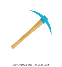 pickaxe - simple vector icon