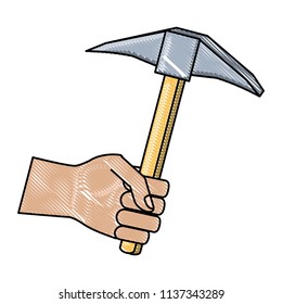 pickaxe tool icon