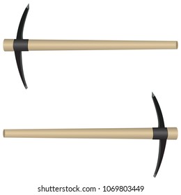 pickaxe vector design
