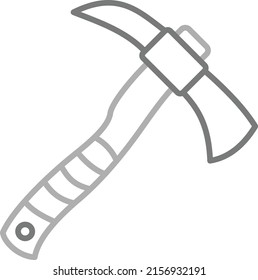 Pickaxe vector icon. Can be used for printing, mobile and web applications.