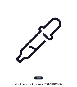 picker icon. Design and craft icon. Painting icon minimal icons design, Flat style vector illustration EPS 10.