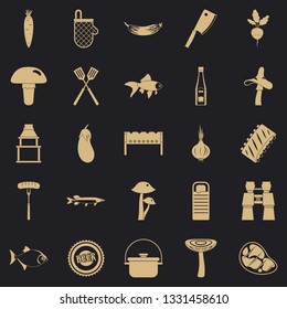 Picker icons set. Simple set of 25 picker vector icons for web for any design