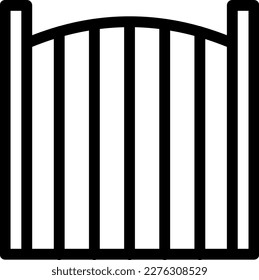 picket Vector illustration on a transparent background. Premium quality symmbols. Thin line vector icons for concept and graphic design. 
