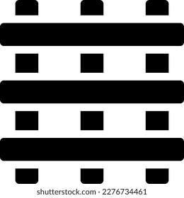 picket Vector illustration on a transparent background. Premium quality symmbols. Glyphs vector icons for concept and graphic design. 
