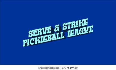 Pickle Ball LEAGUE Vektor Logo Kunstwerk