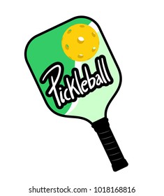 Pickle ball racket draw