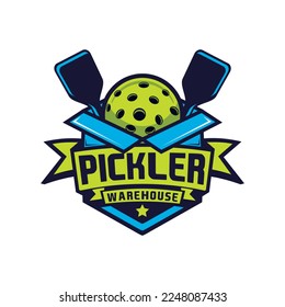 Pickle ball sport store logo design