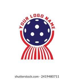 Pickle Ball sport team vector illustration logo design, perfect for tournament event logo and t shirt design