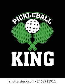 Pickle ball t-shirt design vector illustration. 