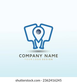 Pickle ball vector Logo Design