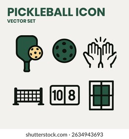 Pickle Ball Vector Logo Design Modern Simple Clean 