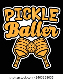 "Pickle Baller" EPS Vector File