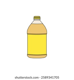 Pickle Juice Bottle Icon in lineal color vector illustration style. Top choice editable graphic resources for many porposes.