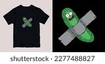 pickle rick line art etching  t-shirt stylish and clothing printable trendy tshirt design. print, industrial products. global swatch.