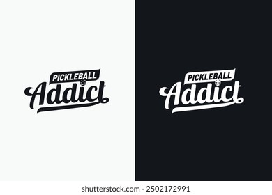 Letras de citas de adictos al Pickleball que son perfectas para camisetas, pegatinas, accesorios, citas de la corte, Mercancía, etc.