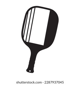 pickleball ball isolated on white, vector simple illustration, ball with holes