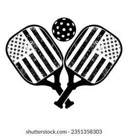 pickleball ball isolated on white, vector simple illustration, ball with holes