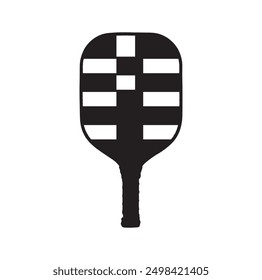 pickleball ball isolated on white, vector simple illustration, ball with holes