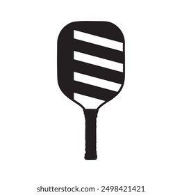 pickleball ball isolated on white, vector simple illustration, ball with holes