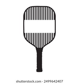 pickleball ball isolated on white, vector simple illustration, ball with holes